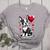 Boston Terrier Dog Valentine's Day Dog Owner Women's Heather T-Shirt Athletic Heather Boston Terrier Dog Valentine's Day Dog Owner Women's Heather T-Shirt Athletic Heather