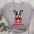 Boston Terrier Grandma Dog Lovers Puppy Bostie Owner Women's Heather T-Shirt Athletic Heather