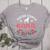 Boston Terrier Grandma Nana Dog Lover Christmas Women's Heather T-Shirt Athletic Heather