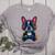 Boston Terrier Lovers Gaming Headphones Boston Terrier Women's Heather T-Shirt Athletic Heather