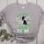 My Boston Terrier Is My Lucky Charm Paw Dog St Patrick's Day Women's Heather T-Shirt Athletic Heather