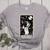 Boston Terrier Tarot Card Star With The Moon Men Women Kids Women's Heather T-Shirt Athletic Heather