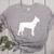 Boston Terrier Women's Heather T-Shirt Athletic Heather