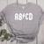 Boys Girls Teachers ABCD Rock Graphic Back To School Women's Heather T-Shirt Athletic Heather Boys Girls Teachers ABCD Rock Graphic Back To School Women's Heather T-Shirt Athletic Heather