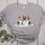 Christmas Boston Terrier Santa Dog Lover Women's Heather T-Shirt Athletic Heather