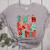 Christmas Coquette Bow Teacher Teach Love Inspire Women's Heather T-Shirt Athletic Heather Christmas Coquette Bow Teacher Teach Love Inspire Women's Heather T-Shirt Athletic Heather