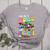 Color The World With Kindness Teacher Back To School Women's Heather T-Shirt Athletic Heather
