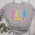Colorful PARA Teacher Paraprofessional Cute Pencil Women's Heather T-Shirt Athletic Heather Colorful PARA Teacher Paraprofessional Cute Pencil Women's Heather T-Shirt Athletic Heather