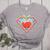 Cute Distressed Super Teacher Superhero Apple Women's Heather T-Shirt Athletic Heather Cute Distressed Super Teacher Superhero Apple Women's Heather T-Shirt Athletic Heather