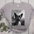 Dog Mom Dad Alien Selfie Boston Terrier UFO For Men Women Women's Heather T-Shirt Athletic Heather