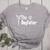 The Dogfather Boston Terrier Dog Dad Father's Day Women's Heather T-Shirt Athletic Heather