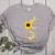 Dragonfly Sunflower Teacher Growth Mindset Choose To Shine Women's Heather T-Shirt Athletic Heather