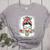 Early Head Start Life Messy Bun Back To School Teacher Women Women's Heather T-Shirt Athletic Heather