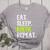Eat Sleep Math Repeat Teacher Lover Women's Heather T-Shirt Athletic Heather Eat Sleep Math Repeat Teacher Lover Women's Heather T-Shirt Athletic Heather