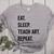 Eat Sleep Teach Art Repeat Teaching Art Teacher Women's Heather T-Shirt Athletic Heather Eat Sleep Teach Art Repeat Teaching Art Teacher Women's Heather T-Shirt Athletic Heather