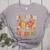Fall In Love With Learning Retro Autumn Thanksgiving Teacher Women's Heather T-Shirt Athletic Heather