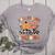 Fall In Love With Learning Teacher Retro Thanksgiving Women's Heather T-Shirt Athletic Heather