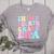 In My Fourth Grade Era Girl Back To School 4th Grade Teacher Women's Heather T-Shirt Athletic Heather