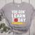 You Gon' Learn Today First Day Of School Teacher Men Women Kids Women's Heather T-Shirt Athletic Heather