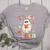 Groovy Halloween Trick Or Teach Retro Floral Ghost Teacher Women's Heather T-Shirt Athletic Heather Groovy Halloween Trick Or Teach Retro Floral Ghost Teacher Women's Heather T-Shirt Athletic Heather