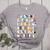 Halloween Alphabet ABCs Learning Kindergarten Teacher Men Women Kids Women's Heather T-Shirt Athletic Heather