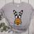 Halloween Dog Boston Terrier Mummy Costume Men Women Kids Women's Heather T-Shirt Athletic Heather