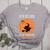 Halloween Teacher Witch Lets Eat Kids Punctuation Women's Heather T-Shirt Athletic Heather
