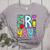 Happy Fri-Yay Friday Lovers Fun Teacher Life FriYay Weekend Women's Heather T-Shirt Athletic Heather