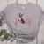 Heartbeat Boston Terrier Dog Women's Heather T-Shirt Athletic Heather
