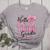 Hello Third Grade First Day Of School Coquette Teacher Girl Women's Heather T-Shirt Athletic Heather