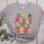 In My Holly Xmas Jolly Teacher Era Teacher Vibes Christmas Women's Heather T-Shirt Athletic Heather
