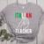 Italian Teacher Italy Italia Back To School First Day Women's Heather T-Shirt Athletic Heather Italian Teacher Italy Italia Back To School First Day Women's Heather T-Shirt Athletic Heather