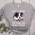 Just a Woman Who Loves Her Boston Terrier Cute Dog Mom Women's Heather T-Shirt Athletic Heather