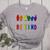 Be Kind Pride Sign Language Rainbow Teachers Interpreter ASL Women's Heather T-Shirt Athletic Heather
