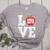 LOVE Kindergarten Teacher Student School Apple Women's Heather T-Shirt Athletic Heather LOVE Kindergarten Teacher Student School Apple Women's Heather T-Shirt Athletic Heather