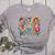 Maestra Flowers Spanish Teacher Cinco De Mayo Women's Heather T-Shirt Athletic Heather Maestra Flowers Spanish Teacher Cinco De Mayo Women's Heather T-Shirt Athletic Heather