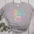 Do The Math Multiply Love Add Hope Math Teacher Tie Dye Women's Heather T-Shirt Athletic Heather Do The Math Multiply Love Add Hope Math Teacher Tie Dye Women's Heather T-Shirt Athletic Heather