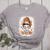 Messy Bun Spooky Teacher Bleached Halloween Teachers Women's Heather T-Shirt Athletic Heather