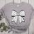 Music Notes Coquette Bow Music Teacher School Musician Band Women's Heather T-Shirt Athletic Heather Music Notes Coquette Bow Music Teacher School Musician Band Women's Heather T-Shirt Athletic Heather