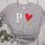 P Is For Preschool Teacher Student Back To School Women's Heather T-Shirt Athletic Heather P Is For Preschool Teacher Student Back To School Women's Heather T-Shirt Athletic Heather