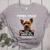 Personal Stalker I'Ll Follow You Wherever You Go Yorkie Women's Heather T-Shirt Athletic Heather