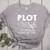 Plot It Builds Character Book Reading Teacher Women's Heather T-Shirt Athletic Heather Plot It Builds Character Book Reading Teacher Women's Heather T-Shirt Athletic Heather