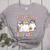 Preschool Boo Crew Groovy Halloween Floral Ghost Teacher Men Women Kids Women's Heather T-Shirt Athletic Heather