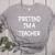 Pretend I'm a Teacher Lazy Last Minute Halloween Costume Women's Heather T-Shirt Athletic Heather Pretend I'm a Teacher Lazy Last Minute Halloween Costume Women's Heather T-Shirt Athletic Heather
