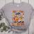 Retro Fall In Love With Learning Autumn Pumpkin Teacher Kids Women's Heather T-Shirt Athletic Heather Retro Fall In Love With Learning Autumn Pumpkin Teacher Kids Women's Heather T-Shirt Athletic Heather