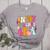 Retro Groovy In My Teaching Era Best Teacher Appreciation Women's Heather T-Shirt Athletic Heather