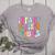 Retro Infant Teacher Vibes Women Daycare Teacher Women's Heather T-Shirt Athletic Heather Retro Infant Teacher Vibes Women Daycare Teacher Women's Heather T-Shirt Athletic Heather