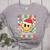 Santas Favorite Teacher Retro Groovy Smile Face Christmas Women's Heather T-Shirt Athletic Heather Santas Favorite Teacher Retro Groovy Smile Face Christmas Women's Heather T-Shirt Athletic Heather