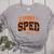 Sped Squad Team Special Education Teacher Halloween Women's Heather T-Shirt Athletic Heather Sped Squad Team Special Education Teacher Halloween Women's Heather T-Shirt Athletic Heather