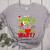 My Students Stole My Heart Teacher Holiday Merry Christmas Women's Heather T-Shirt Athletic Heather